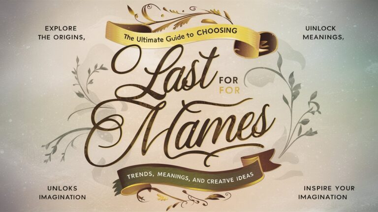 The Ultimate Guide to Choosing Last Names for Girls: Trends Meanings and Creative Ideas
