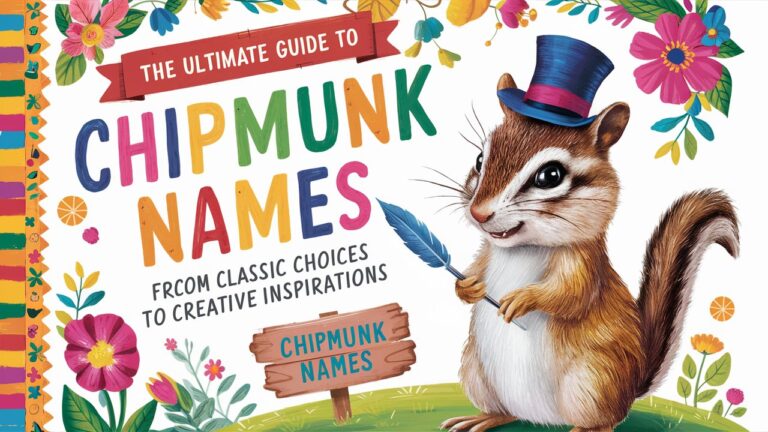 The Ultimate Guide to Chipmunk Names: From Classic Choices to Creative Inspirations