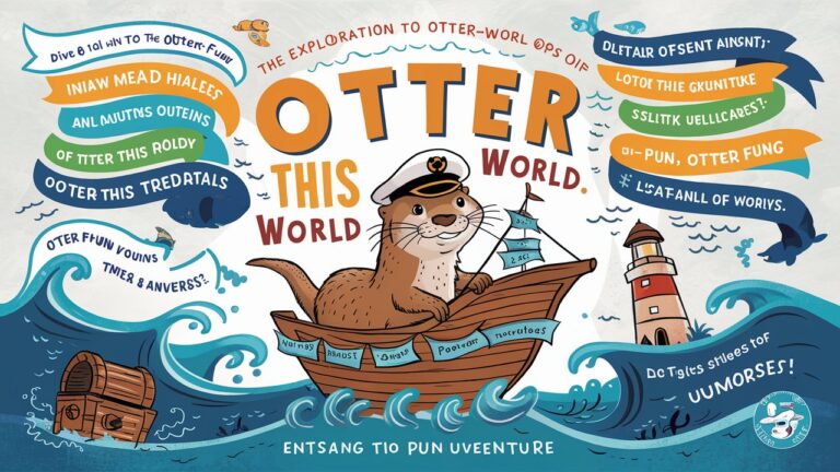 Otter This World: A Deep Dive into the Fin-tastic Universe of Otter Puns