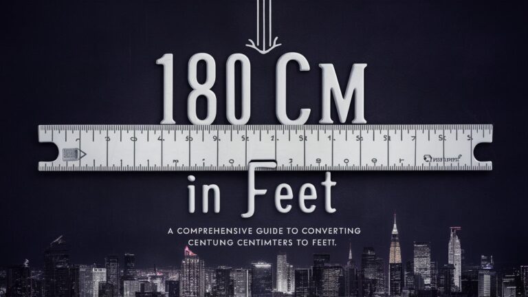 180 cm in Feet: A Comprehensive Guide to Converting Centimeters to Feet