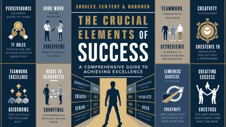The Crucial Elements of Success: A Comprehensive Guide to Achieving Excellence